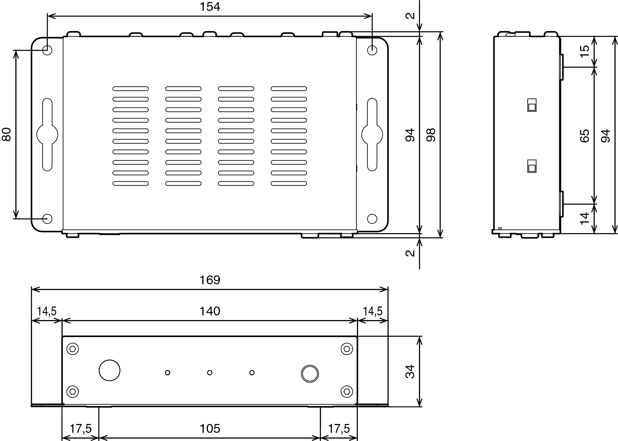 Size bracket AVS-3